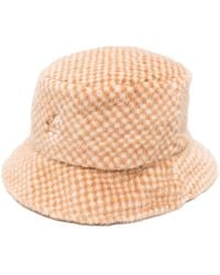 Kangol - Logo-Patch Faux-Fur Bucket Hat - Lyst