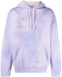 Objects IV Life - Graphic-print Faded Hoodie - Lyst