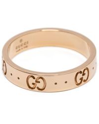 Gucci - 18k Geelgouden Icon Ring - Lyst