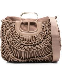 Twinset - Handtasche Mit Flechtmuster - Lyst