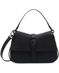 Furla - Mini Flow Logo-Plaque Leather Shoulder Bag - Lyst