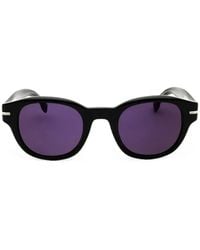 BOSS - Round-Frame Sunglasses - Lyst