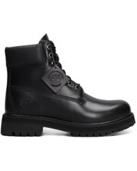 Timberland - Heritage Lace-Up Leather Biker Hiking Boots - Lyst