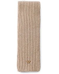 Prada - Wool And Cashmere Scarf - Lyst
