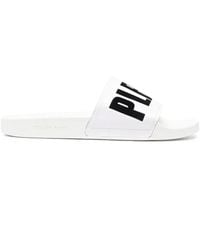 Philipp Plein - Logo-Print Slides - Lyst