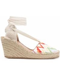 Missoni - Zigzag-Print Wedge Espadrilles - Lyst