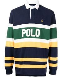 Polo Ralph Lauren ロゴ ラガーシャツ - ブルー