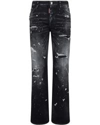 DSquared² - Vaqueros Rectos Con Efecto Envejecido - Lyst