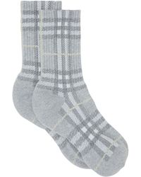 Burberry - Vintage Check-print Socks - Lyst