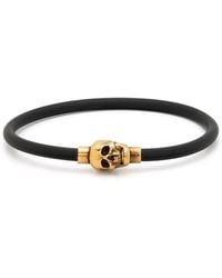 McQueen - Bracelet À Breloque Tête De Mort - Lyst