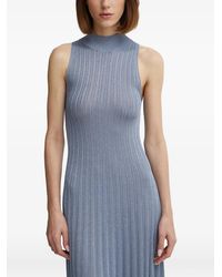 IVY & OAK - Flora Ribbed High-Neck Maxi Dress - Lyst