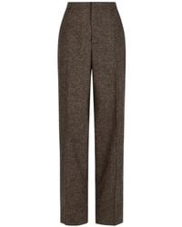 Tagliatore - Pressed-Crease Straight-Leg Trousers - Lyst