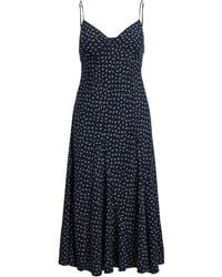 Polo Ralph Lauren - Floral Midi Dress - Lyst