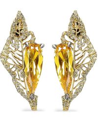 Anabela Chan - 14K And 18K Vermeil Halia Citrine And Diamond Earrings - Lyst