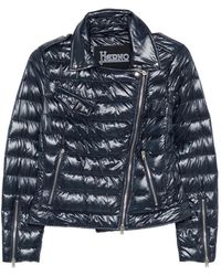 Herno - Biker Jacket - Lyst