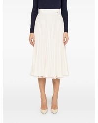 Nissa - High-Waist Pleated Midi Skirt - Lyst