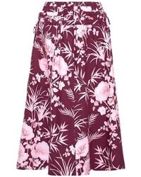 Cara Cara - Floral-Print Meret Midi Skirt - Lyst