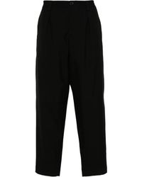 Marni - Cropped Wollen Broek Met Toelopende Pijpen - Lyst