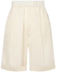 Laneus - Elasticated-Waistband Shorts - Lyst