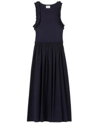 Claudie Pierlot - Bi-Material Cotton Dress - Lyst