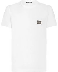 Dolce & Gabbana - Crew-Neck Cotton T-Shirt - Lyst