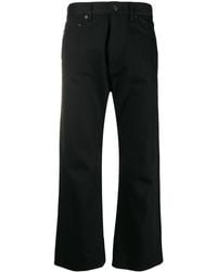 Balenciaga - Pantalon droit crop - Lyst