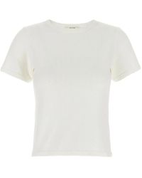 The Row - Torya Ribbed Crew-Neck T-Shirt - Lyst