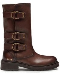 Golden Goose - Kurt Buckle Boots - Lyst