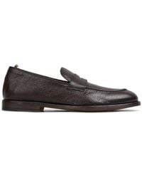 Officine Creative - Grainy-Leather Loafers - Lyst