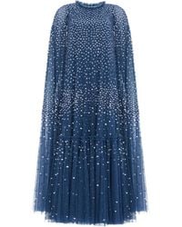 Needle & Thread - Robe-Cape À Coupe Longue - Lyst