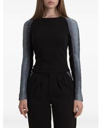 Contessa Mills - Medusa Fringed-Sleeve Top - Lyst