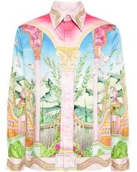 Casablancabrand - Le Jardin Ideal Cotton Shirt - Lyst