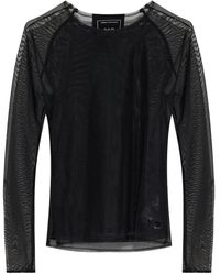 Y-3 - Mesh Long-Sleeve Top - Lyst