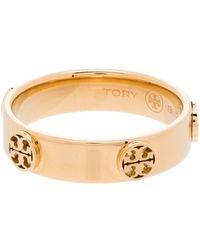 Tory Burch - Logo-embossed ring - Lyst