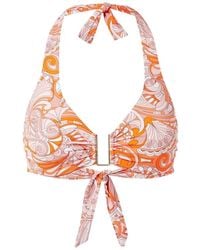 Melissa Odabash - Bikinitop Met Print - Lyst