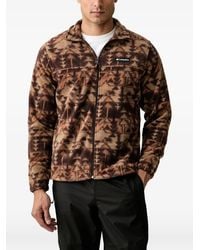 Columbia - Steens Mountain Geometric-Print Zip-Up Cardigan - Lyst