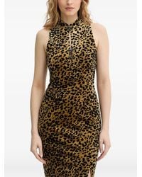 Guess - Animalier Long Dress - Lyst