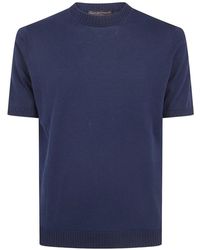FILIPPO DE LAURENTIIS - Fine-Knit T-Shirt - Lyst