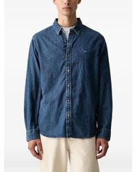 Levi's - Logo-Embroidered Denim Shirt - Lyst