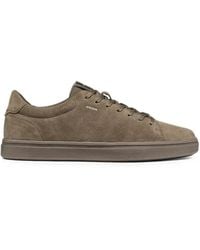 Geox - Suede Lace-Up Sneakers - Lyst