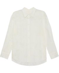 JNBY - Blouse Met Geborsteld Effect - Lyst