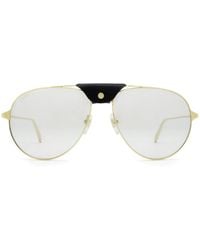 Cartier - Santos De Cartier Sunglasses - Lyst