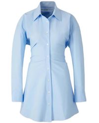 Alexander Wang - Long-Sleeve Mini Dress - Lyst