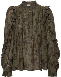 Zadig & Voltaire - Timmy Ruffled Blouse - Lyst
