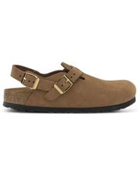 Birkenstock - Tokio Buckle-Fastening Suede Sandals - Lyst