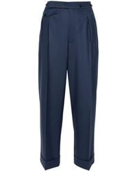 Victoria Beckham - Cropped Tailored Trousers - Lyst