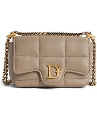 DSquared² - Logo-plaque Quilted Leather Bag - Lyst