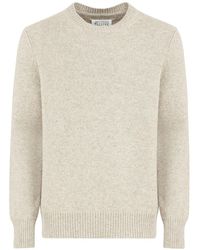 Maison Margiela - Crew Neck Four-Stitch Jumper - Lyst
