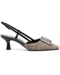 Roberto Festa - Stefi Slingback-Pumps Mit Kristallen 60Mm - Lyst