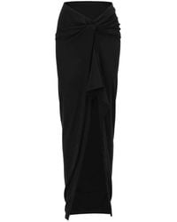 Oude Waag - Knot-Detail Draped Skirt - Lyst